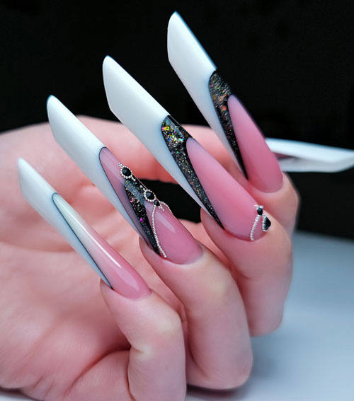 Dupla reszelt mosolyvonal technika